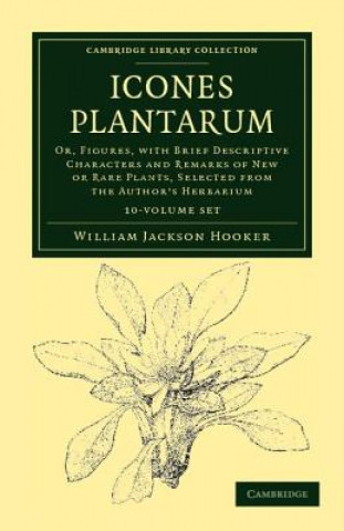 Carte Icones Plantarum 10 Volume Set William Jackson Hooker