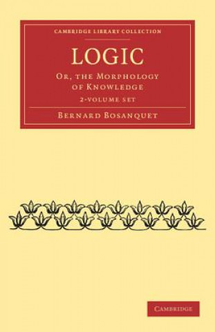Buch Logic 2 Volume Set Bernard Bosanquet