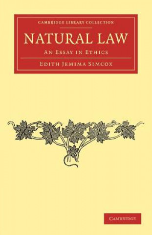 Книга Natural Law Edith Jemima Simcox