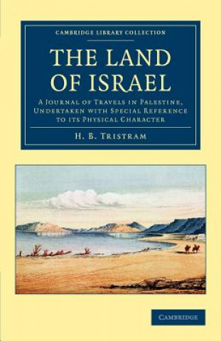 Kniha Land of Israel Henry Baker Tristram