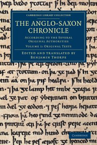 Carte Anglo-Saxon Chronicle Benjamin Thorpe