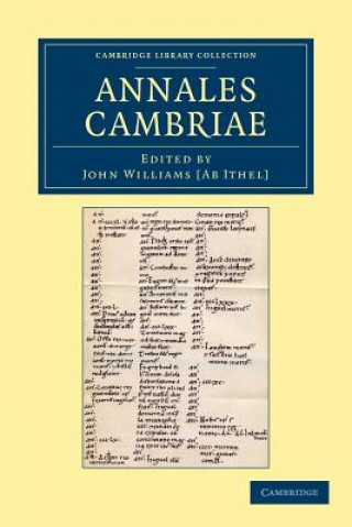 Könyv Annales Cambriae John Williams ab Ithel