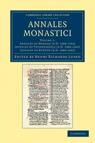 Książka Annales Monastici Henry Richards Luard