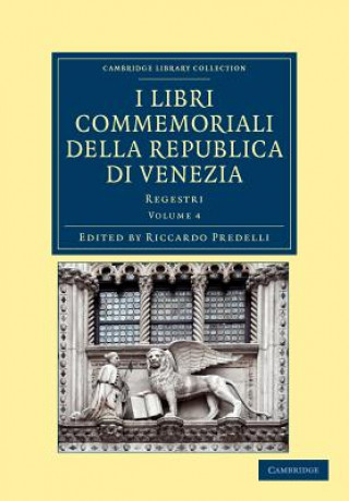 Książka I libri commemoriali della Republica di Venezia Riccardo Predelli