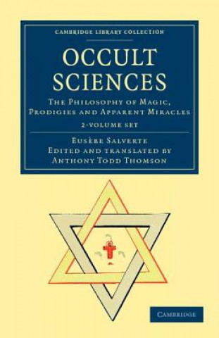 Carte Occult Sciences 2 Volume Set EusAnthony Todd Thomson
