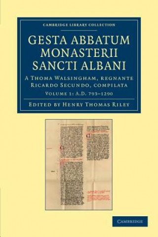 Książka Gesta abbatum monasterii Sancti Albani Henry Thomas RileyThomas Walsingham