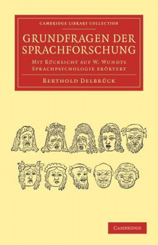 Kniha Grundfragen der Sprachforschung Berthold Delbrück