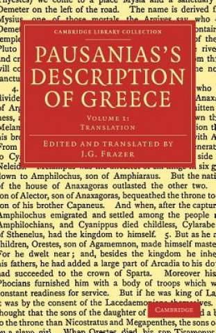 Książka Pausanias's Description of Greece James George Frazer