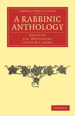 Kniha Rabbinic Anthology C. G. MontefioreH. M. J. Loewe