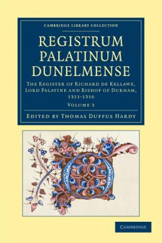 Kniha Registrum Palatinum Dunelmense Thomas Duffus Hardy