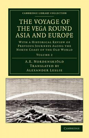 Carte Voyage of the Vega round Asia and Europe Nils Adolf Erik NordenskiöldAlexander Leslie