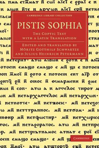 Книга Pistis Sophia Möritz Gotthilf SchwartzeJulius Heinrich Petermann