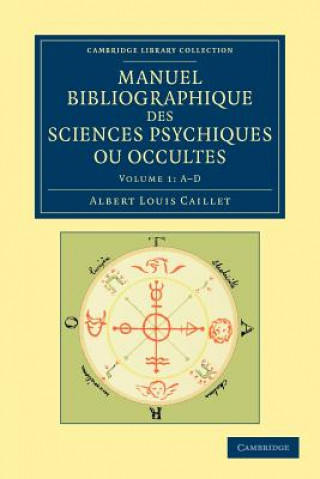 Carte Manuel bibliographique des sciences psychiques ou occultes Albert Louis Caillet