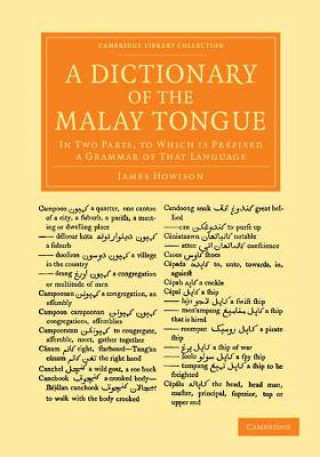Carte Dictionary of the Malay Tongue James Howison