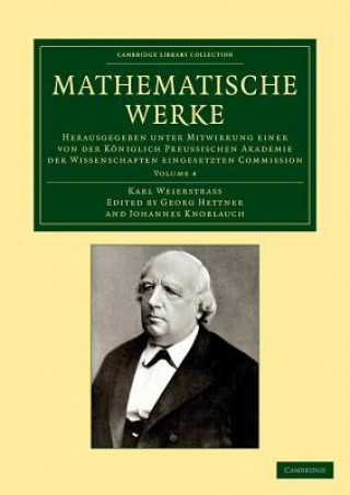 Knjiga Mathematische Werke Karl WeierstrassGeorg HettnerJohannes Knoblauch