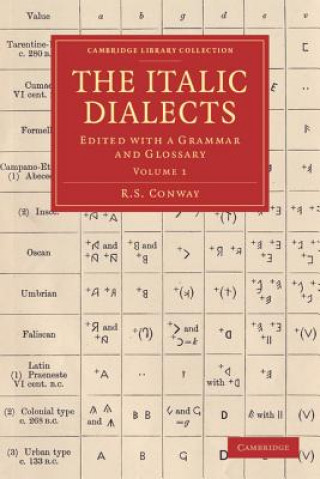 Kniha Italic Dialects R. S. Conway
