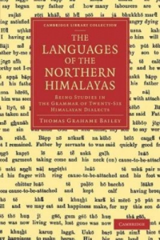 Book Languages of the Northern Himalayas Thomas Grahame Bailey