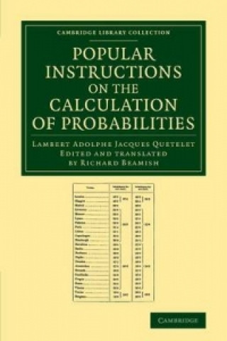 Książka Popular Instructions on the Calculation of Probabilities Lambert Adolphe Jacques QueteletRichard Beamish