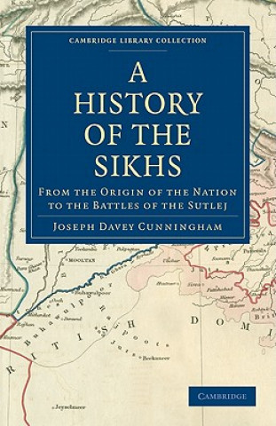 Carte History of the Sikhs Joseph Davey Cunningham