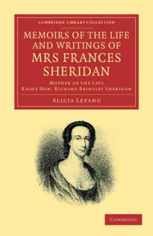 Carte Memoirs of the Life and Writings of Mrs Frances Sheridan Alicia Lefanu