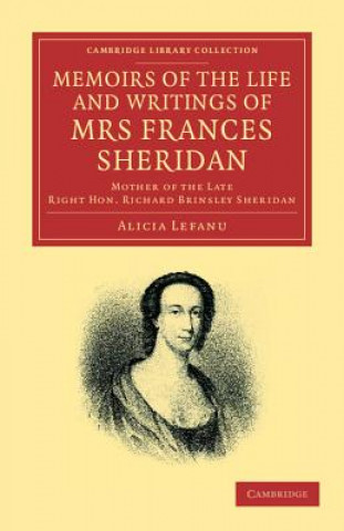 Livre Memoirs of the Life and Writings of Mrs Frances Sheridan Alicia Lefanu