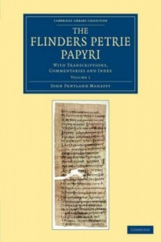 Livre Flinders Petrie Papyri John Pentland Mahaffy