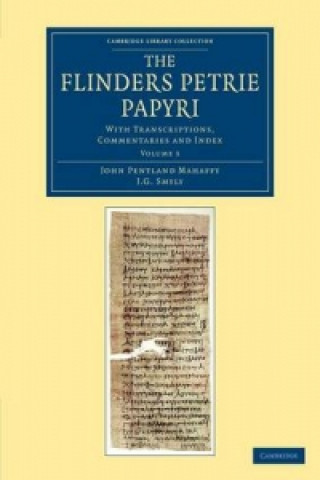 Buch Flinders Petrie Papyri John Pentland MahaffyJ. G. Smyly