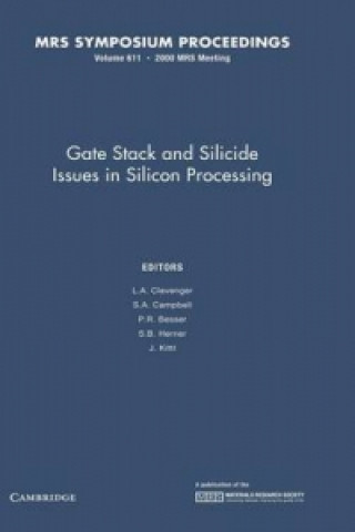 Livre Gate Stack and Silicide Issues in Silicon Processing: Volume 611 L. A. ClevengerS. A. CampbellP. R. BesserS. B. Herner