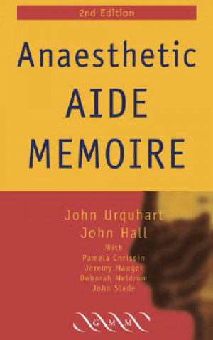 Carte Anaesthetic Aide Memoire John Urquhart