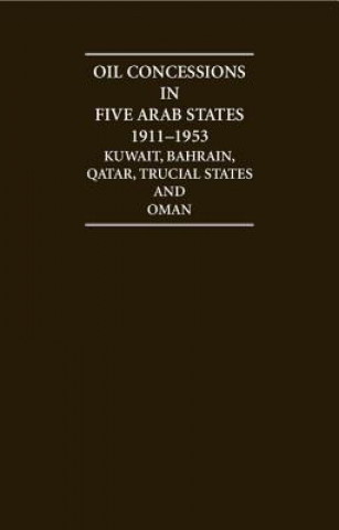 Carte Arabian Gulf Oil Concessions 1911-1953 12 Volume Hardback Set R. N. Schofield