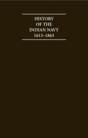 Książka History of the Indian Navy 1613-1863 2 Volume Hardback Set C. R. Low