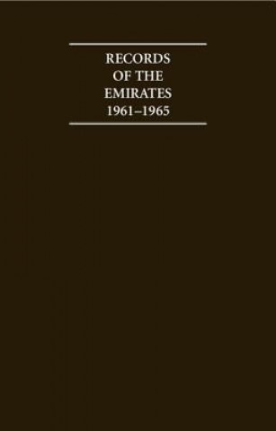 Kniha Records of the Emirates 1961-1965 5 Volume Hardback Set A. Burdett