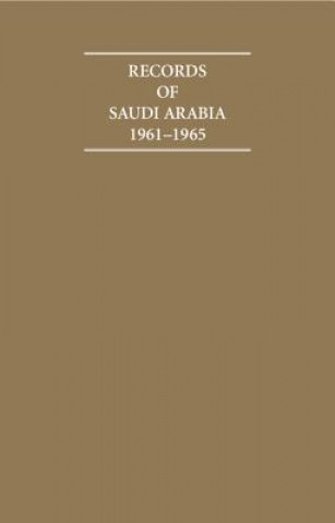 Kniha Records of Saudi Arabia 1961–1965 6 Volume Hardback Set A. Burdett