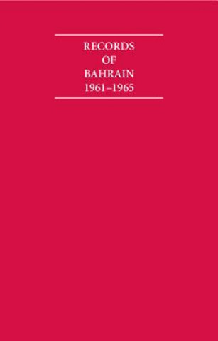 Kniha Records of Bahrain 1961-1965 5 Volume Hardback Set A. Burdett