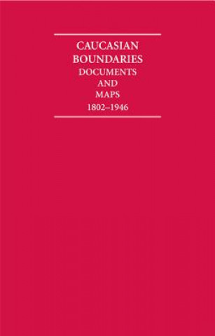 Carte Caucasian Boundaries 1802-1946 Hardback Document and Boxed Map Set A. Burdett