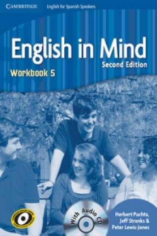 Carte English in Mind for Spanish Speakers Level 5 Workbook with Audio CD Herbert PuchtaJeff StranksPeter Lewis-Jones