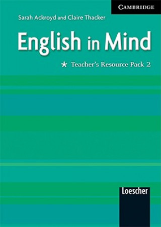 Kniha English in Mind 2 Teacher's Resource Pack Italian edition Sarah AckroydClaire ThackerAlessandra Del Lungo