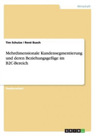 Könyv Mehrdimensionale Kundensegmentierung und deren Beziehungsgefuge im B2C-Bereich Tim Schulze