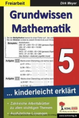 Książka Grundwissen Mathematik 5. Schuljahr Dirk Meyer