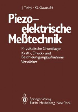 Könyv Piezoelektrische Me technik J. Tichy