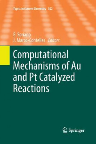 Kniha Computational Mechanisms of Au and Pt Catalyzed Reactions Elena Soriano