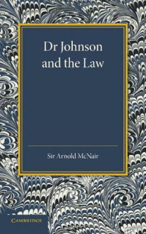 Kniha Dr Johnson and the Law Arnold McNair