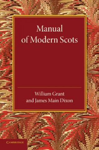 Book Manual of Modern Scots William Grant