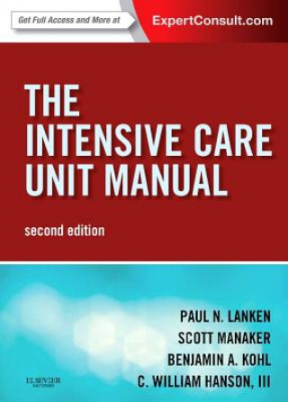 Kniha Intensive Care Unit Manual Paul N Lanken