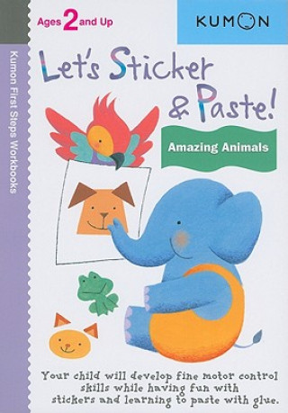 Книга Let's Sticker And Paste! Kumon Publishing