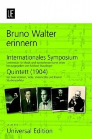 Kniha Bruno Walter erinnern Michael Staudinger