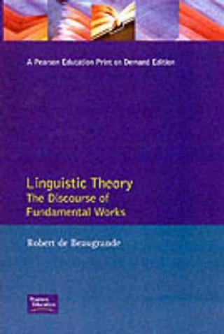 Kniha Linguistic Theory Robert Alain De Beaugrande
