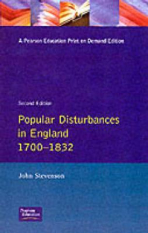 Carte Popular Disturbances in England 1700-1832 John Stevenson