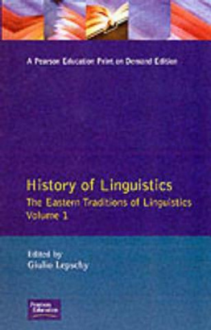 Kniha History of Linguistics Volume I Giulio Lepschy