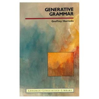 Kniha Generative Grammar G Horrocks